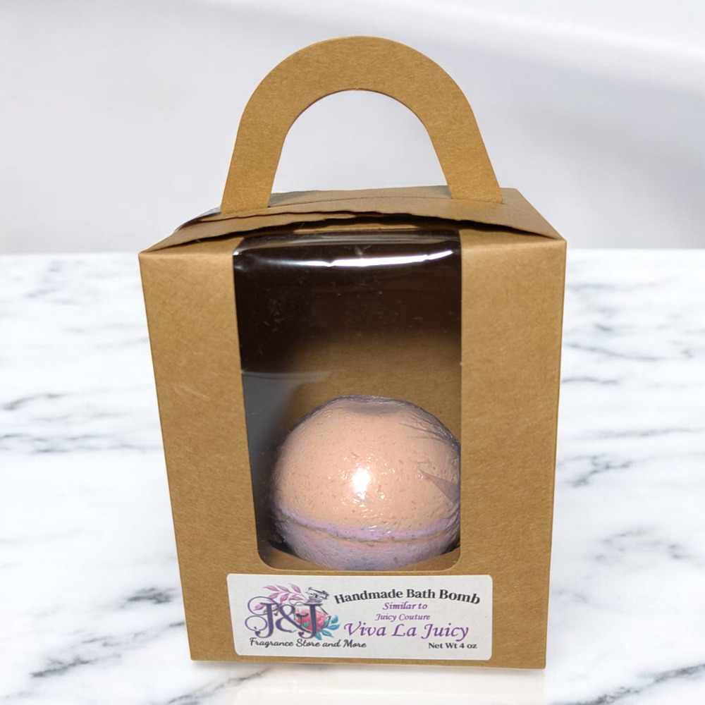 Hand Made Bath Bomb Bath Ball Creating Fizzy Fragrant Fun 4oz Gift Box Bath Tub